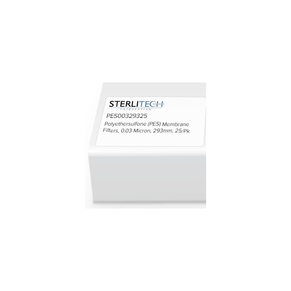 Sterlitech Polyethersulfone (PES) Membrane Filters, 0.03 Micron, 293mm, PK25 PES00329325 - main